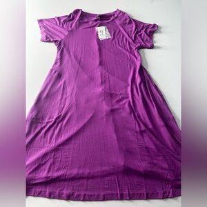 NWT LuLaRoe Small Celia Vibrant Purple Shirt Dress